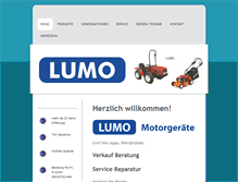 Tablet Screenshot of lumo-legau.de